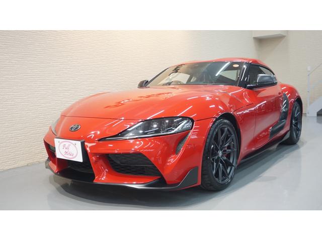 スープラ ＲＺ　ワンオーナー　純正ナビ　フルセグ　Ｂカメラ　ＪＢＬ　ＯＰタンレザー　シートヒーター　ＴＲＤトランクスポイラー　スポーツマフラー　サイドドアガーニッシュ　ＨＵＤ　ＢＳＭ　ＥＴＣ２．０　レーンアシスト（5枚目）