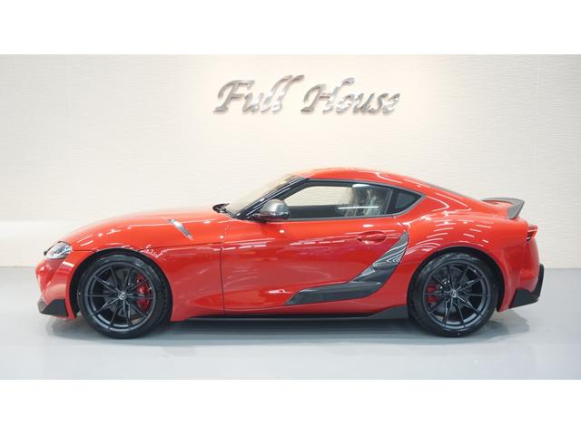 スープラ ＲＺ　ワンオーナー　純正ナビ　フルセグ　Ｂカメラ　ＪＢＬ　ＯＰタンレザー　シートヒーター　ＴＲＤトランクスポイラー　スポーツマフラー　サイドドアガーニッシュ　ＨＵＤ　ＢＳＭ　ＥＴＣ２．０　レーンアシスト（9枚目）