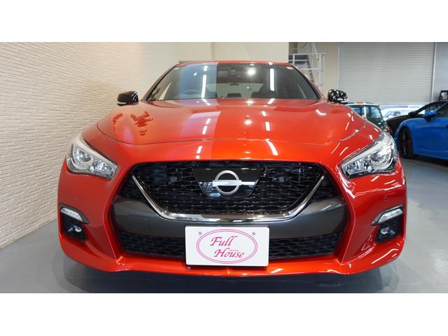 スカイライン ４００Ｒ　純正ナビ　フルセグ　３６０カメラ　ドラレコ前後　クリソナ　レーンアシスト　ＢＳＭ　クロレザー　シートヒーター　エマージェンシーブレーキ（8枚目）