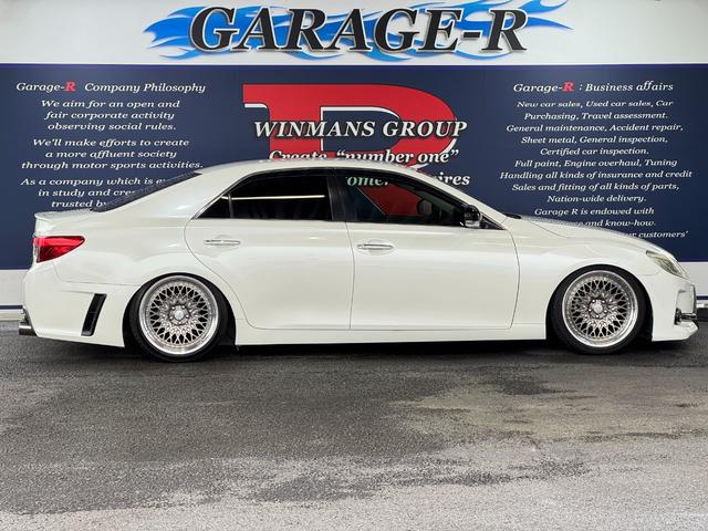 マークＸ ２５０Ｇ　Ｓパッケージ　Ｇ’ｓ　ＷＯＲＫ　Ｓｅｅｋｅｒ１９ｉｎＡＷ　ＪＩＣ車高調　社外マフラー　ＫＥＮＷＯＯＤナビ（ＴＶ／Ｂｌｕｅｔｏｏｔｈ／バックカメラ）　ＫＥＮＷＯＯＤスピーカー　パワーシート（運転席）　スマートキー　ＥＴＣ（6枚目）