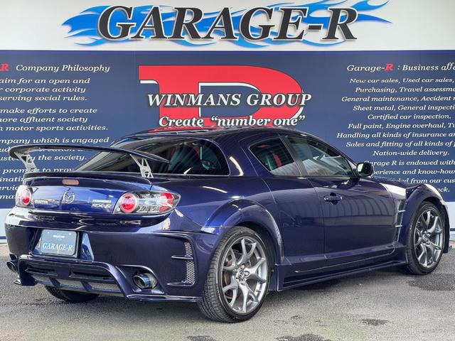 ＲＸ－８ タイプＳ　ＷＥＢＡＲ　Ｓｐｏｒｔｓエアロ　ＭＡＺＤＡＳＰＥＥＤリアスポ＋ハイマウントステー　ＲＳ純正１９ｉｎＡＷ　ＢＬＩＴＺタワーバー　カロッツェリアナビ　ＡｕｔｏＥｘｅステアリング　電動パワーシート（運転席）（2枚目）