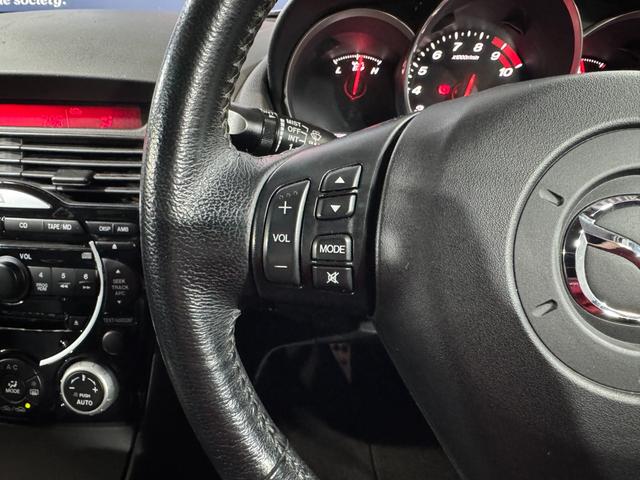 RX-8 タイプS 純正18inAW 純正マフラー 純正オーディオ(AM/FM/CD) 社外ドライブレコーダー ETC キーレス フロントフォグランプ 社外シフトノブ(34枚目)