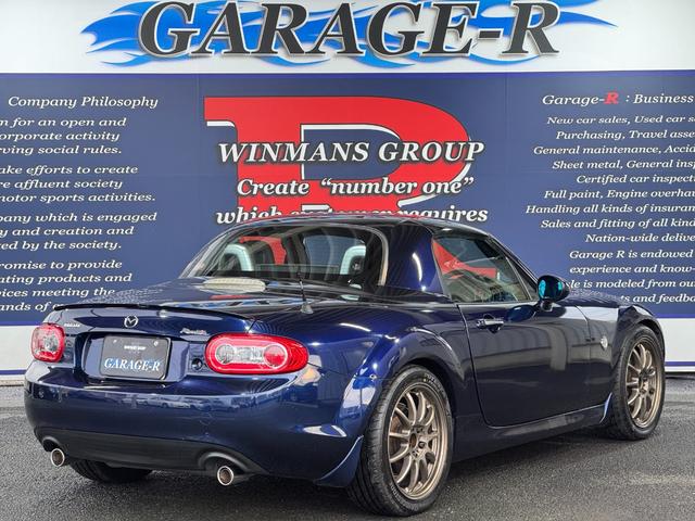 ロードスター RS RHT WORK17inAW ラルグス車高調 純正マフラー ALPINEナビ(DTV/DISC/USB) KENWOODドラレコ シートヒーター レザーシート フロントフォグランプ ETC(2枚目)