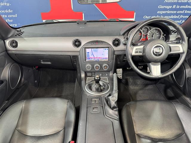 ロードスター RS RHT WORK17inAW ラルグス車高調 純正マフラー ALPINEナビ(DTV/DISC/USB) KENWOODドラレコ シートヒーター レザーシート フロントフォグランプ ETC(4枚目)