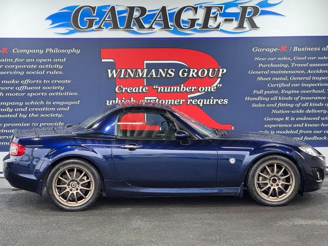 ロードスター RS RHT WORK17inAW ラルグス車高調 純正マフラー ALPINEナビ(DTV/DISC/USB) KENWOODドラレコ シートヒーター レザーシート フロントフォグランプ ETC(6枚目)