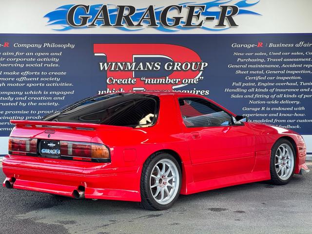 サバンナRX-7 GT-X Msportsエアロ ENDLESS車高調 RAYS17inAW GARRETTハイフロータービン Rmagicマフラー HKSエアクリ ロールケージ パワーFC Greddy追加メーター・ブーコン(2枚目)