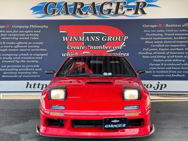 サバンナRX-7 GT-X Msportsエアロ ENDLESS車高調 RAYS17inAW GARRETTハイフロータービン Rmagicマフラー HKSエアクリ ロールケージ パワーFC Greddy追加メーター・ブーコン(67枚目)