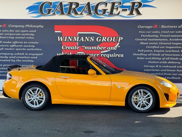 ロードスター ＲＳ　ＡｕｔｏＥｘｅフロントバンパー　ＴＲＵＳＴエキマニ／キャタライザー　ビルシュタイン車高調　社外マフラー　ＨＫＳエアクリ　ＣＵＳＣＯタワーバー　純正１６ｉｎＡＷ　ＭＯＭＯステ　カロッツェリアナビ　ＥＴＣ（6枚目）