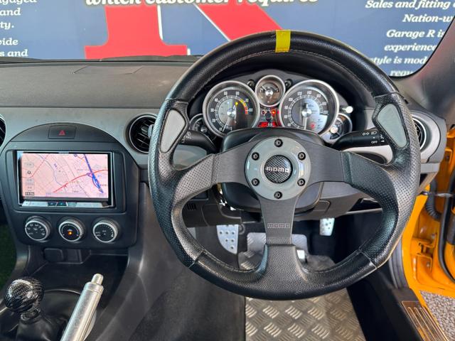 ロードスター ＲＳ　ＡｕｔｏＥｘｅフロントバンパー　ＴＲＵＳＴエキマニ／キャタライザー　ビルシュタイン車高調　社外マフラー　ＨＫＳエアクリ　ＣＵＳＣＯタワーバー　純正１６ｉｎＡＷ　ＭＯＭＯステ　カロッツェリアナビ　ＥＴＣ（33枚目）