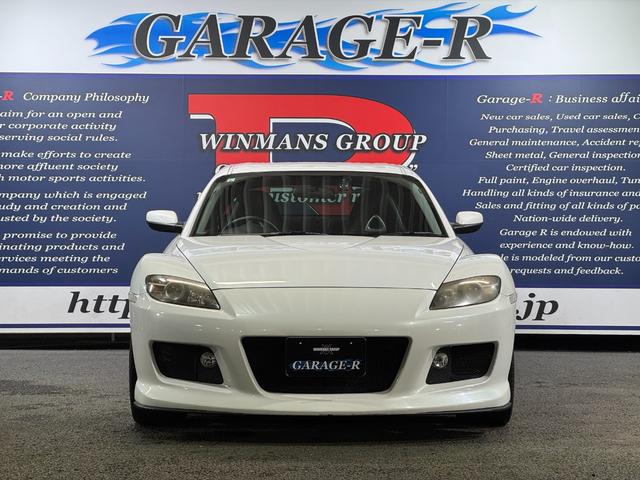 ＲＸ－８ タイプＳ　ＭＡＺＤＡＳＰＥＥＤフロントバンパー　社外マフラー　社外サイドディフレクター　ＬＯＸＡＲＮＹ１９ｉｎＡＷ　ｃａｒｒｏｚｚｅｒｉａナビ（ラジオ／ＤＴＶ／ＣＤ）　前後ドラレコ　ＲＡＺＯシフトノブ（5枚目）