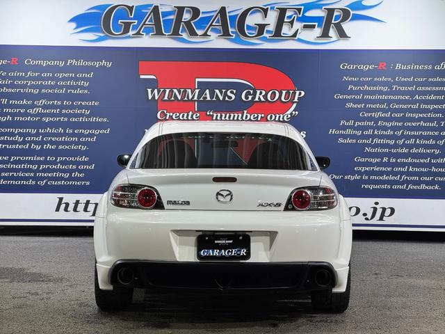ＲＸ－８ タイプＳ　ＭＡＺＤＡＳＰＥＥＤフロントバンパー　社外マフラー　社外サイドディフレクター　ＬＯＸＡＲＮＹ１９ｉｎＡＷ　ｃａｒｒｏｚｚｅｒｉａナビ（ラジオ／ＤＴＶ／ＣＤ）　前後ドラレコ　ＲＡＺＯシフトノブ（7枚目）
