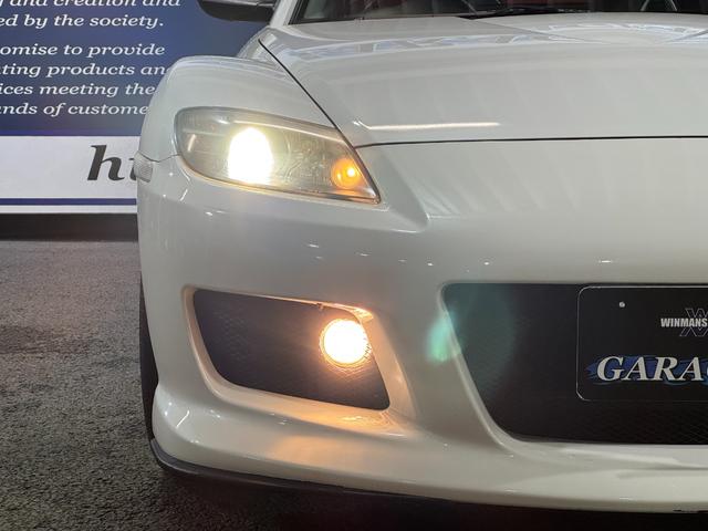 ＲＸ－８ タイプＳ　ＭＡＺＤＡＳＰＥＥＤフロントバンパー　社外マフラー　社外サイドディフレクター　ＬＯＸＡＲＮＹ１９ｉｎＡＷ　ｃａｒｒｏｚｚｅｒｉａナビ（ラジオ／ＤＴＶ／ＣＤ）　前後ドラレコ　ＲＡＺＯシフトノブ（17枚目）
