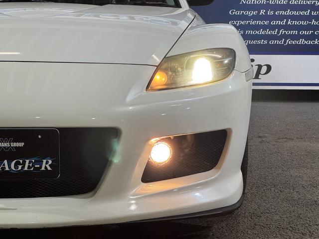 ＲＸ－８ タイプＳ　ＭＡＺＤＡＳＰＥＥＤフロントバンパー　社外マフラー　社外サイドディフレクター　ＬＯＸＡＲＮＹ１９ｉｎＡＷ　ｃａｒｒｏｚｚｅｒｉａナビ（ラジオ／ＤＴＶ／ＣＤ）　前後ドラレコ　ＲＡＺＯシフトノブ（18枚目）