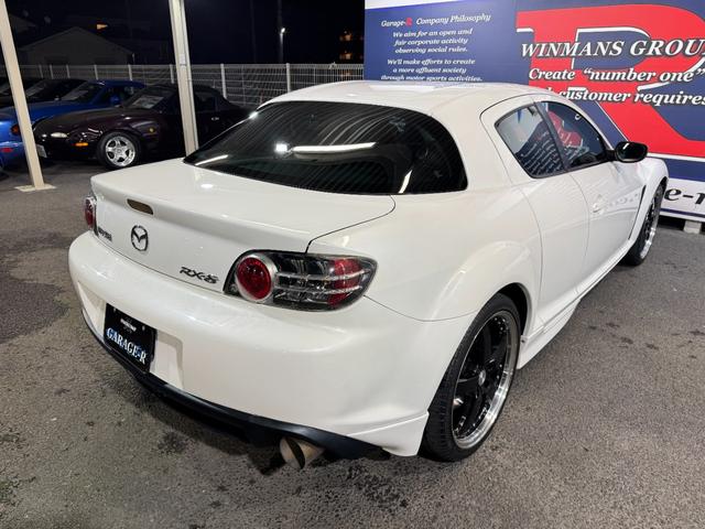 ＲＸ－８ タイプＳ　ＭＡＺＤＡＳＰＥＥＤフロントバンパー　社外マフラー　社外サイドディフレクター　ＬＯＸＡＲＮＹ１９ｉｎＡＷ　ｃａｒｒｏｚｚｅｒｉａナビ（ラジオ／ＤＴＶ／ＣＤ）　前後ドラレコ　ＲＡＺＯシフトノブ（27枚目）