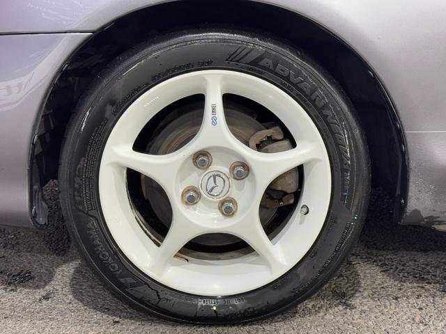 ロードスター ＮＲ－Ａ　ロールケージ　ビルシュタインショック　純正ＥＮＫＥＩ製１５ｉｎＡＷ　純正マフラー　ＢＯＳＥスピーカー　オーディオ　キーレス　ＥＴＣ（12枚目）