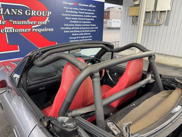 ロードスター ＮＲ－Ａ　ロールケージ　ビルシュタインショック　純正ＥＮＫＥＩ製１５ｉｎＡＷ　純正マフラー　ＢＯＳＥスピーカー　オーディオ　キーレス　ＥＴＣ（21枚目）