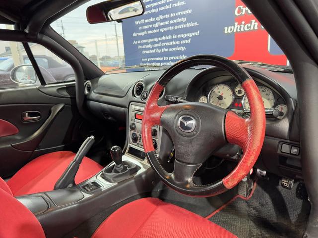 ロードスター ＮＲ－Ａ　ロールケージ　ビルシュタインショック　純正ＥＮＫＥＩ製１５ｉｎＡＷ　純正マフラー　ＢＯＳＥスピーカー　オーディオ　キーレス　ＥＴＣ（30枚目）