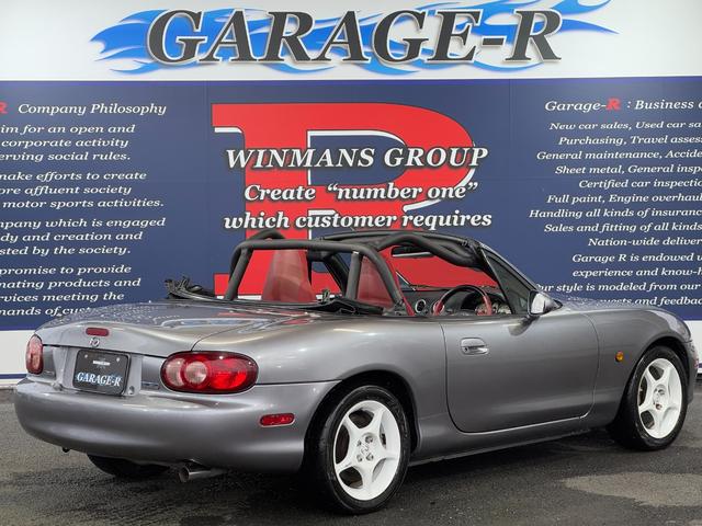 ロードスター ＮＲ－Ａ　ロールケージ　ビルシュタインショック　純正ＥＮＫＥＩ製１５ｉｎＡＷ　純正マフラー　ＢＯＳＥスピーカー　オーディオ　キーレス　ＥＴＣ（61枚目）