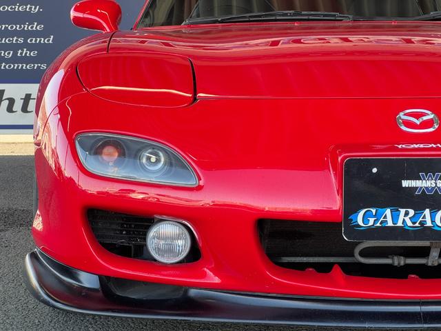 RX-7 タイプRB リビルトタービン交換済 TEIN車高調 HKSサイレントハイパワー WORK EMOTION ZR10 18inAW フロントアンダースポイラー フロントフォグランプ サイドスカート タワーバー(15枚目)