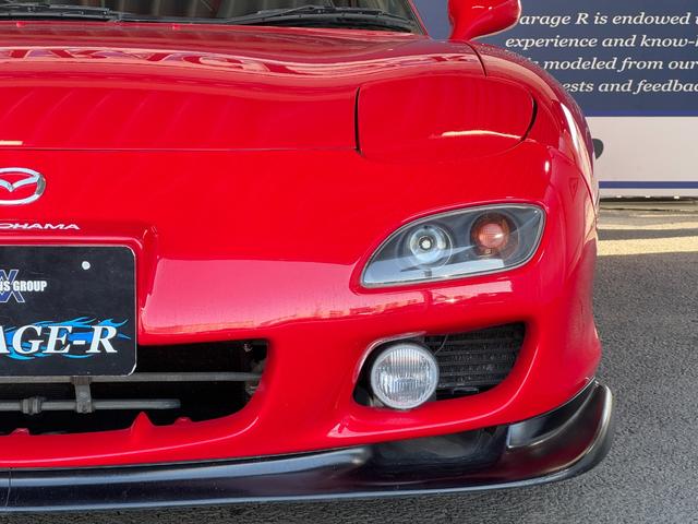 RX-7 タイプRB リビルトタービン交換済 TEIN車高調 HKSサイレントハイパワー WORK EMOTION ZR10 18inAW フロントアンダースポイラー フロントフォグランプ サイドスカート タワーバー(16枚目)