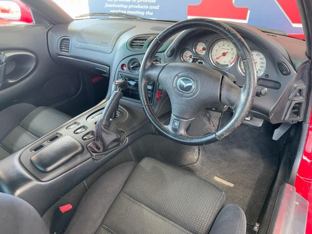 RX-7 タイプRB リビルトタービン交換済 TEIN車高調 HKSサイレントハイパワー WORK EMOTION ZR10 18inAW フロントアンダースポイラー フロントフォグランプ サイドスカート タワーバー(31枚目)