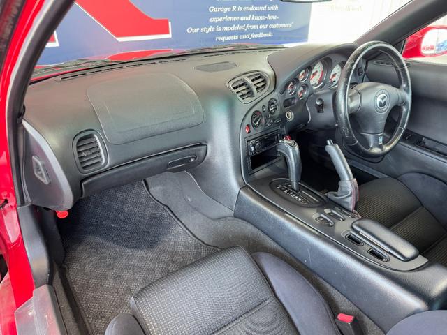 RX-7 タイプRB リビルトタービン交換済 TEIN車高調 HKSサイレントハイパワー WORK EMOTION ZR10 18inAW フロントアンダースポイラー フロントフォグランプ サイドスカート タワーバー(34枚目)