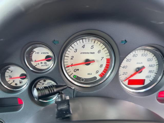 RX-7 タイプRB リビルトタービン交換済 TEIN車高調 HKSサイレントハイパワー WORK EMOTION ZR10 18inAW フロントアンダースポイラー フロントフォグランプ サイドスカート タワーバー(38枚目)