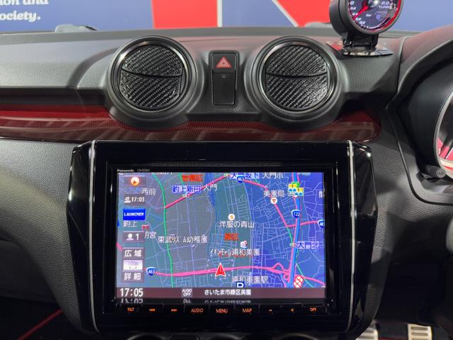 スイフトスポーツ スポーツ　１．４　全方位モニター用カメラパッケージ装着書　ワンオーナー　ＷｅｄｓＳｐｏｒｔｓ１７ｉｎＡＷ　ＴＥＩＮダウンサス　純正ナビ（ＤＴＶ／Ｂｌｕｅｔｏｏｔｈ／ＤＩＳＣ／バックカメラ／全方位）　社外メーター（ブースト計）　シートヒーター　クルコン　ＥＴＣ（46枚目）