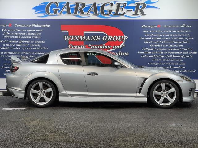 RX-8 タイプS MAZDASPEEDフルエアロ/リアスポ MAZDASPEED車高調 RE雨宮オイルキャッチタンク 純正18inAW 電動サンルーフ 電動パワーシート 純正ナビ(バックカメラ) 純正オーディオ ETC(6枚目)