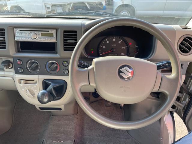 エブリイ PC 5速マニュアル パワステ パワーウィンドウ エアバック キーレス CD(21枚目)