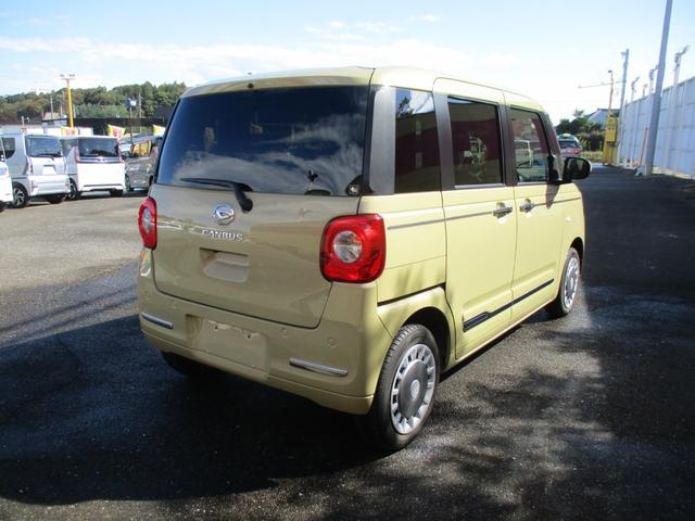 ムーヴキャンバス セオリーＧ　９インチナビフルセグ　ブルートゥース　ドラレコ　ＥＴＣ　バックカメラ　ＵＳＢ　両側自動ドア　ＬＥＤライト　ステアリングスイッチ　クリアランスソナー　電動パーキング　シートヒーター　セキュリティ　禁煙車（21枚目）