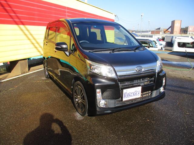 ムーヴ カスタム　Ｘ　ＶＳスマートセレクションＳＡ　スマートキー　ＣＤデッキ　木目調パネル　シートリフター　レーダーブレーキ　バイザー　チルトステアリング　オートエアコン　ＬＥＤライト　セキュリティ（4枚目）