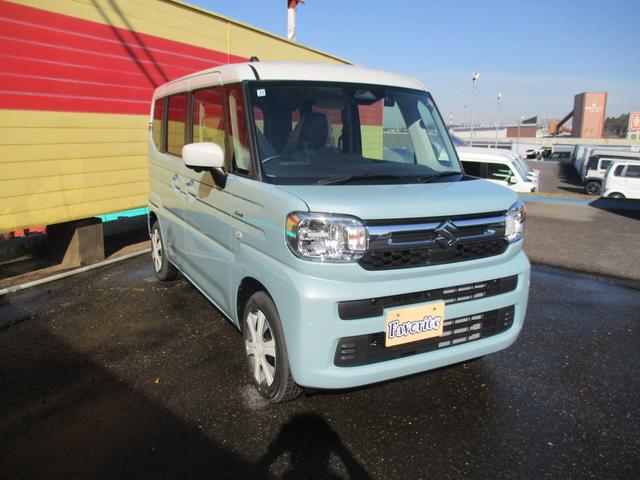 スペーシア ハイブリッドX 純正9型ナビフルセグ アップルカープレイ ブルートゥース HDMI可 ドラレコ ETC USB 全方位カメラ リアオットマン 両側自動ドア シートヒーター 前後クリソナ サーキュレータ 届出済未使用車(5枚目)