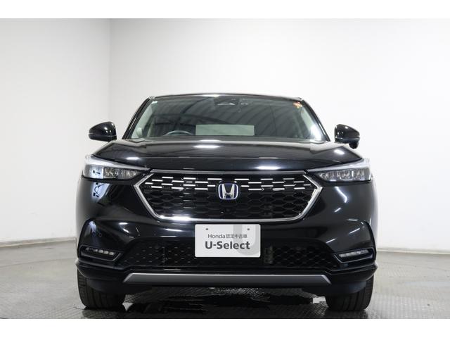 ヴェゼル ｅ：ＨＥＶＺ　認定中古車　２年保証付　ワンオーナー　ナビ　Ｂカメラ　ドラレコ　ＥＴＣ　運転支援　全周囲カメラ　ホンダコネクト　ＬＤＡ　衝突回避支援ブレーキ機能　パノラミックビューモニター　１オナ　追従　スマキ　半革（24枚目）