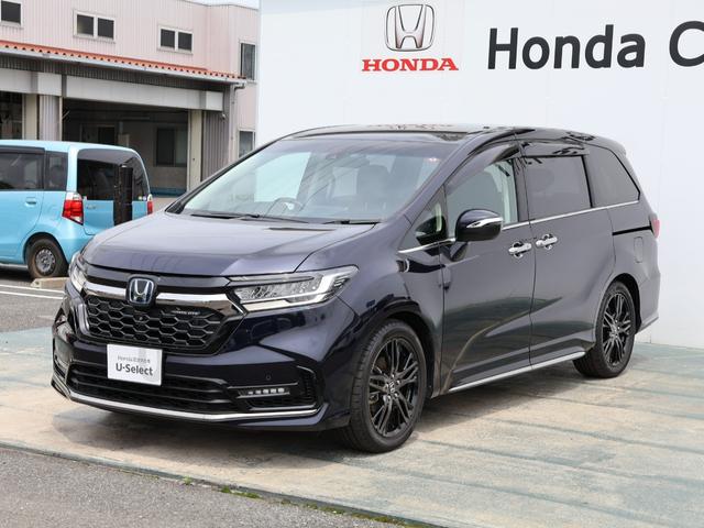 オデッセイハイブリッド ｅ：ＨＥＶアブソルート・ＥＸ　運転支援機能（ホンダセンシング）　マルチビューカメラ　ブラインドスポットインフォメーション　シートヒーター　電動シート　ＬＥＤヘッドライト　純正ナビ　Ｂｌｕｅｔｏｏｔｈ接続　ワンオーナー車　ＡＣ　ＰＳ（8枚目）