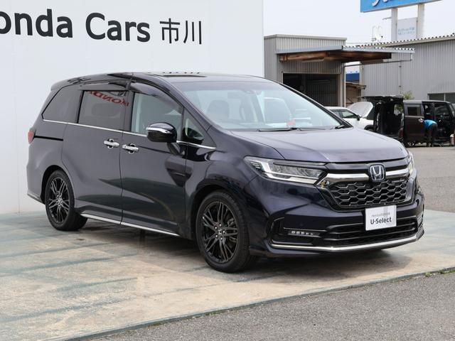 オデッセイハイブリッド ｅ：ＨＥＶアブソルート・ＥＸ　運転支援機能（ホンダセンシング）　マルチビューカメラ　ブラインドスポットインフォメーション　シートヒーター　電動シート　ＬＥＤヘッドライト　純正ナビ　Ｂｌｕｅｔｏｏｔｈ接続　ワンオーナー車　ＡＣ　ＰＳ（10枚目）