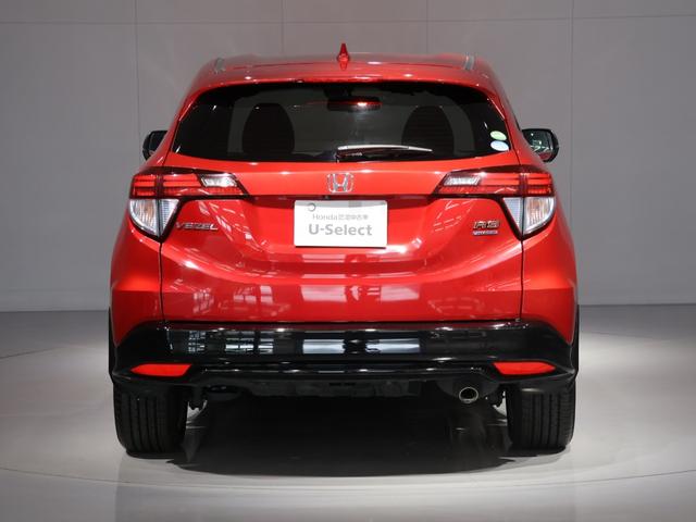 ヴェゼル ハイブリッドＲＳ・ホンダセンシング　運転支援機能　衝突軽減ブレーキ　ＥＴＣ　ＬＥＤヘッドライト　　ＬＥＤフォグライト純正７インチナビ　バックカメラ　Ｂｌｕｅｔｏｏｔｈ接続　１８インチアルミホイール　１オ－ナ－　定期点検記録簿　Ｒカメ（64枚目）