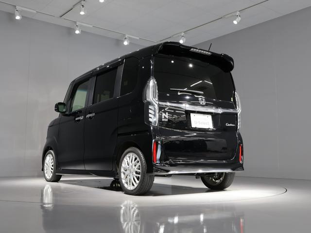 Ｎ－ＢＯＸカスタム ＥＸターボ　運転支援機能　衝突軽減ブレーキ　ＬＥＤヘッドライト　両側電動スライドドア　ＥＴＣ純正８インチナビ　バックカメラ　Ｂｌｕｅｔｏｏｔｈ接続　リア席１２．８インチモニター　ＶＳＡドライブレコーダー　地デジ（75枚目）