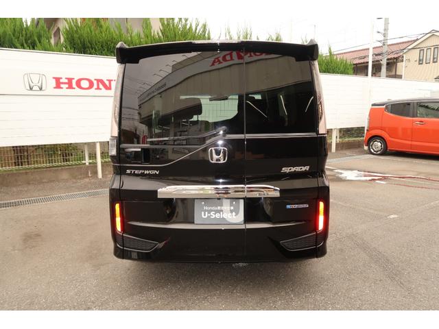 ステップワゴンスパーダ スパーダハイブリッドGホンダセンシング 認定中古車 リヤカメラ付ナビ ETC オートリトラミラー ドライブレコーダー 16インチアルミ 禁煙車 CMBS スマキー Aストップ ESC USB入力 両側自動ドア オートエアコン 地デジ 記録簿(6枚目)