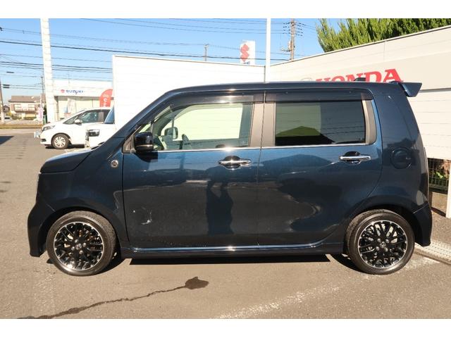 Ｎ－ＷＧＮカスタム Ｌ・ターボ　認定中古車　リアカメラ付インターナビ　パーキングセンサー　１５インチアルミ　シートヒーター　ワンオーナー　禁煙車　衝突被害軽減装置　ＬＥＤランプ　本革シート　クリアランスソナー　Ｂカメ　イモビ　ＡＡＣ（5枚目）