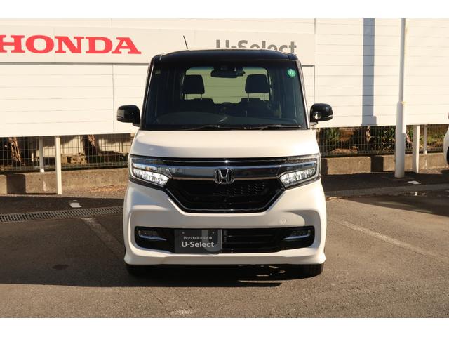 N-BOXカスタム G・EXターボホンダセンシング Rカメ クルコン サイドエアバッグ タ-ボ LEDヘットライト ETC 横滑り防止 パワーステアリング Wエアバック パワーウィンドウ AC キーレス エアバッグ 1オーナ 禁煙 ナビTV 整備記録簿(7枚目)