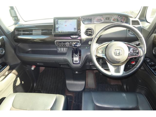 N-BOXカスタム G・EXターボホンダセンシング Rカメ クルコン サイドエアバッグ タ-ボ LEDヘットライト ETC 横滑り防止 パワーステアリング Wエアバック パワーウィンドウ AC キーレス エアバッグ 1オーナ 禁煙 ナビTV 整備記録簿(20枚目)