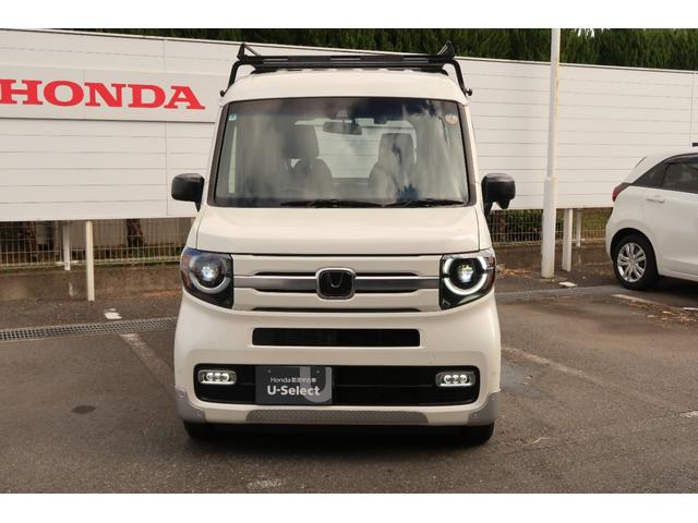 N-VAN+スタイル ファン・ターボホンダセンシング 認定中古車 リヤカメラ付インターナビ ETC 社外ドライブレコーダー パーキングセンサー ルーフキャリア マルチボード 禁煙車 禁煙使用 スマートキープッシュスタート ナビ&TV オートクルーズ PW(7枚目)