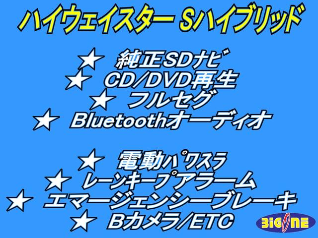 ハイウェイスター S-ハイブリッド 純正SDナビ CD/DVD再生 BTオーディオ 地デジ 電動スライドドア Bカメラ ETC 車線逸脱警報 エマージェンシーブレーキ(5枚目)