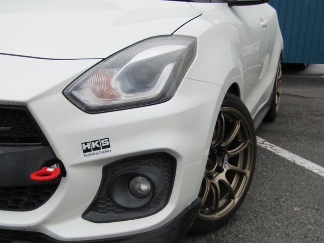 スイフトスポーツ ベースグレード 6速 ターボマニュアル車 TEIN車高調 HKSフラッシュエディター ロッソモデロマフラー モンスタースポーツリアスポイラー トラストフロントリップ アドバンRZ-2 17AW 強化アッパー(5枚目)