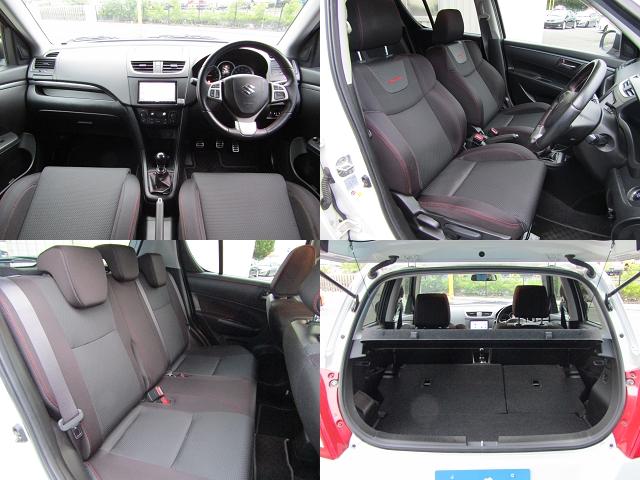 スイフトスポーツ ベースグレード 6速マニュアル車 NA1600cc HIDヘッドライト プッシュスタート 純正17インチアルミホイール モンスターシフトノブ クルコン 電格ミラー KENWOODナビ SDナビ フルセグTV視聴(6枚目)