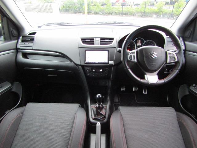 スイフトスポーツ ベースグレード 6速マニュアル車 NA1600cc HIDヘッドライト プッシュスタート 純正17インチアルミホイール モンスターシフトノブ クルコン 電格ミラー KENWOODナビ SDナビ フルセグTV視聴(23枚目)