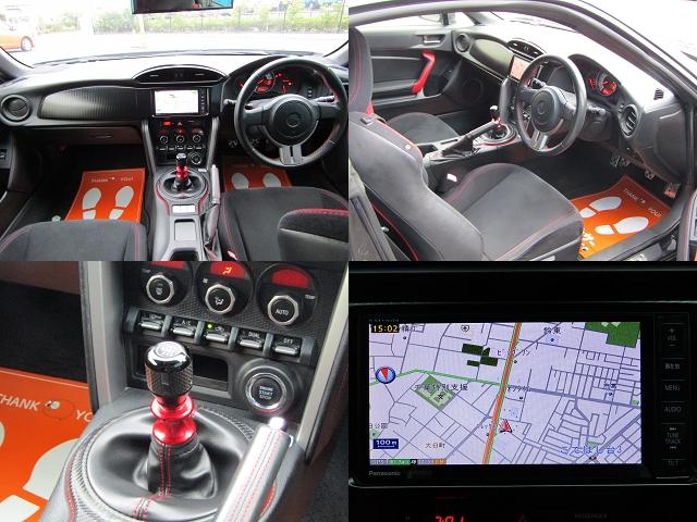 ８６ ＧＴ　６速　マニュアル　ＨＫＳ車高調　エアロ　ＲＡＹＳ　ＣＥ２８ＡＷ　トラストマフラー　ＧＴウィング　Ｂｌｕｅｔｏｏｔｈ対応　ストラーダナビ　ＥＴＣ　フルセグ　スマートキー（5枚目）