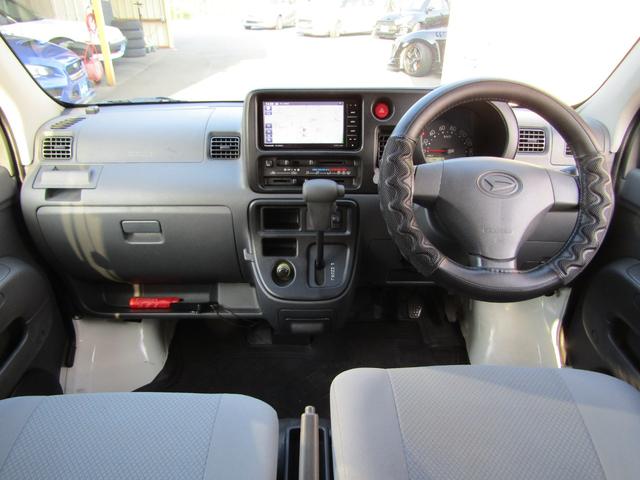 ハイゼットカーゴ DX デラックス 両側スライドドア 4AT 前後ドライブレコーダー 社外アルミ デジタルインナーミラー 4人乗り ストラーダナビ フルセグ視聴 Bluetooth接続 バックカメラ(25枚目)