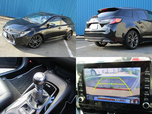 カローラツーリング ダブルバイビー　６速　ターボ　マニュアル車　ディスプレイオーディオ　バックカメラ　レーダークルーズ　トヨタセーフティセンス　衝突軽減システム　電子パーキング　スマートキー　　ハーフレザーシート　ＬＥＤヘッドライト（3枚目）